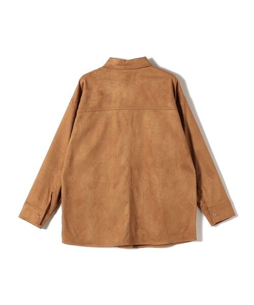 SHIPS / シップス シャツ・ブラウス | SHIPS Colors:フェイクスエード（ポリエステル）シャツ◇ | 詳細2