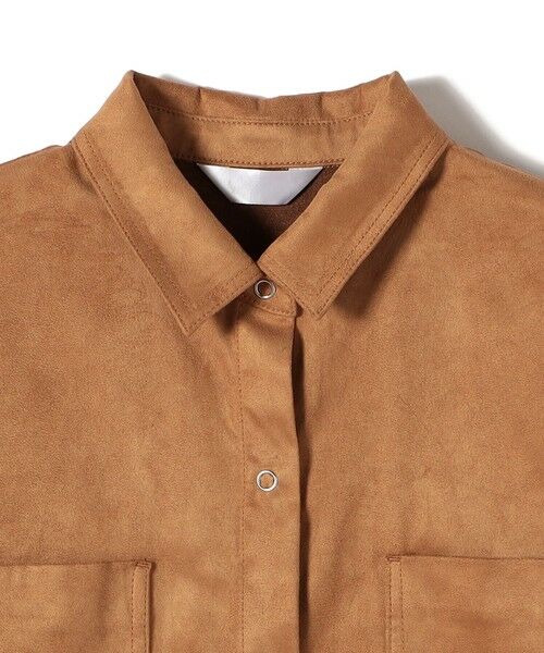 SHIPS / シップス シャツ・ブラウス | SHIPS Colors:フェイクスエード（ポリエステル）シャツ◇ | 詳細3