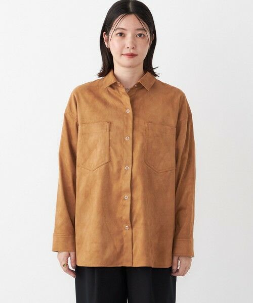 SHIPS / シップス シャツ・ブラウス | SHIPS Colors:フェイクスエード（ポリエステル）シャツ◇ | 詳細7