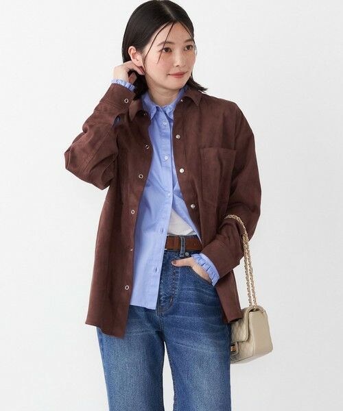 SHIPS / シップス シャツ・ブラウス | SHIPS Colors:フェイクスエード（ポリエステル）シャツ◇ | 詳細24