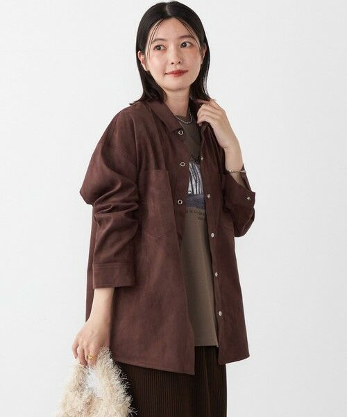 SHIPS / シップス シャツ・ブラウス | SHIPS Colors:フェイクスエード（ポリエステル）シャツ◇ | 詳細29
