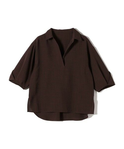 SHIPS / シップス シャツ・ブラウス | SHIPS Colors:〈手洗い可能〉パンチング スキッパー シャツ | 詳細2