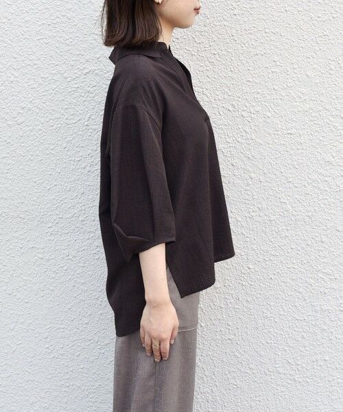 SHIPS / シップス シャツ・ブラウス | SHIPS Colors:〈手洗い可能〉パンチング スキッパー シャツ | 詳細7