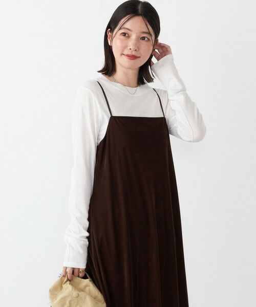 SHIPS / シップス Tシャツ | SHIPS Colors:〈手洗い可能〉シアー ドライ タッチ インナー TEE | 詳細4