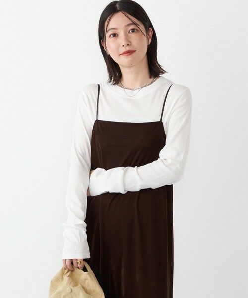 SHIPS / シップス Tシャツ | SHIPS Colors:〈手洗い可能〉シアー ドライ タッチ インナー TEE◇ | 詳細6