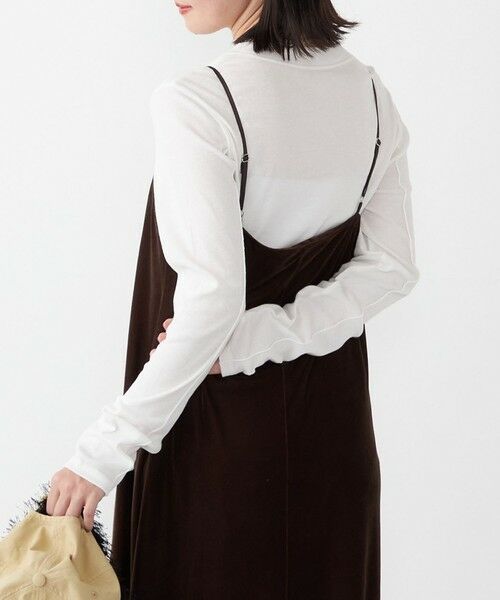 SHIPS / シップス Tシャツ | SHIPS Colors:〈手洗い可能〉シアー ドライ タッチ インナー TEE(オフホワイト)