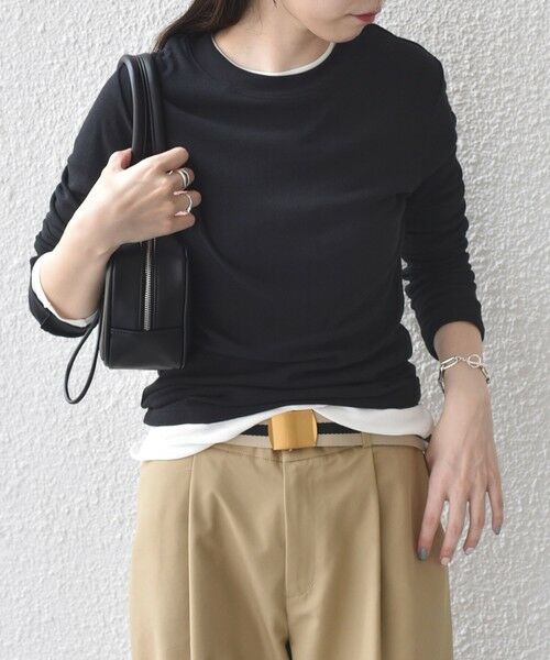 SHIPS / シップス Tシャツ | SHIPS Colors:〈手洗い可能〉シアー ドライ タッチ インナー TEE◇ | 詳細20