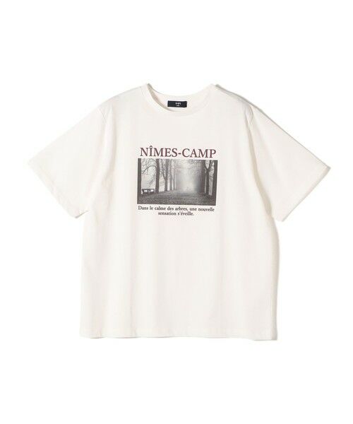 SHIPS / シップス Tシャツ | SHIPS Colors:〈接触冷感・UVカット〉AVENUE フォト Tシャツ◇ | 詳細1