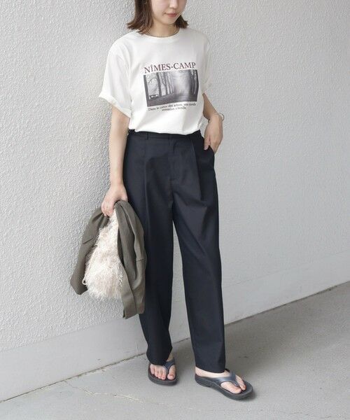 SHIPS / シップス Tシャツ | SHIPS Colors:〈接触冷感・UVカット〉AVENUE フォト Tシャツ◇ | 詳細3