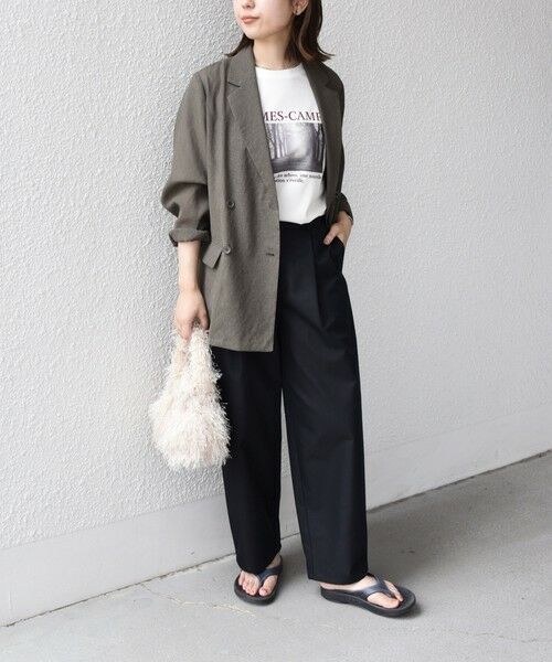 SHIPS / シップス Tシャツ | SHIPS Colors:〈接触冷感・UVカット〉AVENUE フォト Tシャツ◇ | 詳細4