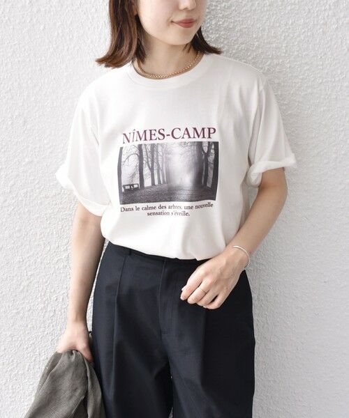 SHIPS / シップス Tシャツ | SHIPS Colors:〈接触冷感・UVカット〉AVENUE フォト Tシャツ◇ | 詳細7