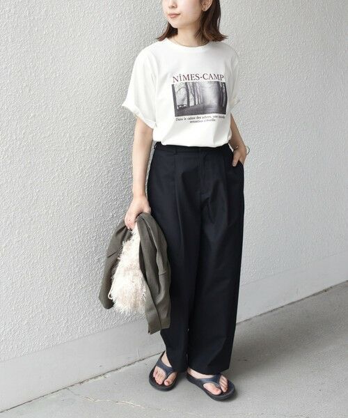 SHIPS / シップス Tシャツ | SHIPS Colors:〈接触冷感・UVカット〉AVENUE フォト Tシャツ◇ | 詳細9