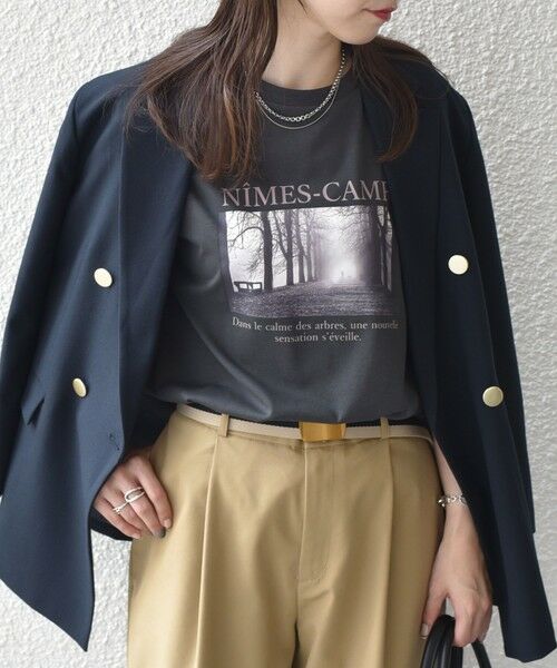 SHIPS / シップス Tシャツ | SHIPS Colors:〈接触冷感・UVカット〉AVENUE フォト Tシャツ◇ | 詳細19