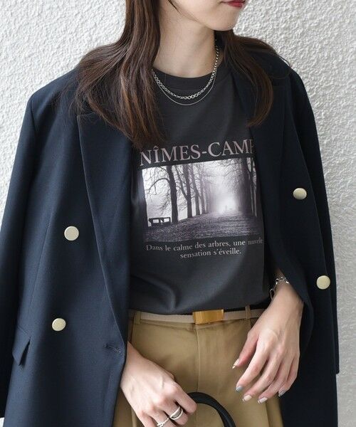 SHIPS / シップス Tシャツ | SHIPS Colors:〈接触冷感・UVカット〉AVENUE フォト Tシャツ◇ | 詳細20