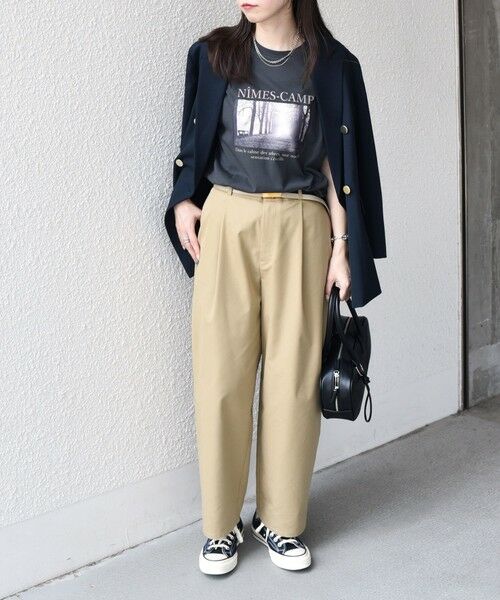 SHIPS / シップス Tシャツ | SHIPS Colors:〈接触冷感・UVカット〉AVENUE フォト Tシャツ◇ | 詳細21