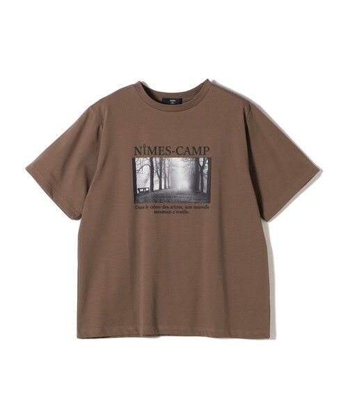 SHIPS / シップス Tシャツ | SHIPS Colors:〈接触冷感・UVカット〉AVENUE フォト Tシャツ◇ | 詳細22