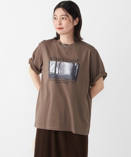 SHIPS / シップス Tシャツ | SHIPS Colors:〈接触冷感・UVカット〉AVENUE フォト Tシャツ◇ | 詳細30