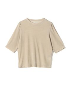 SHIPS / シップス カットソー | SHIPS Colors:〈手洗い可能〉フロッキー メッシュ 5分袖 トップス