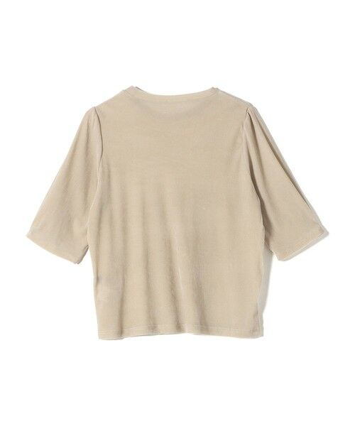 SHIPS / シップス カットソー | SHIPS Colors:〈手洗い可能〉フロッキー メッシュ 5分袖 トップス | 詳細2