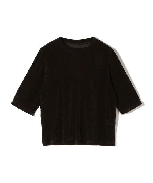 SHIPS / シップス カットソー | SHIPS Colors:〈手洗い可能〉フロッキー メッシュ 5分袖 トップス | 詳細8