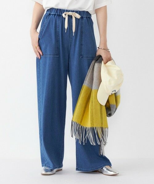 SHIPS / シップス デニムパンツ | 《一部追加予約》SHIPS Colors:〈洗濯機可能〉カットデニム ドロスト パンツ◆ | 詳細14