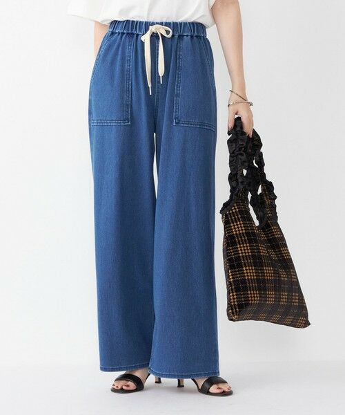 SHIPS / シップス デニムパンツ | 《一部追加予約》SHIPS Colors:〈洗濯機可能〉カットデニム ドロスト パンツ◆ | 詳細16