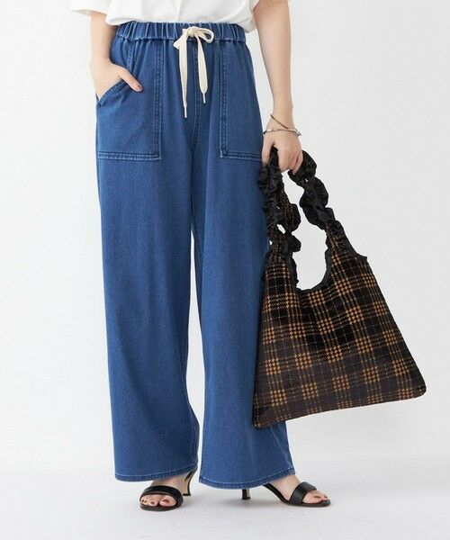 SHIPS / シップス デニムパンツ | 《一部追加予約》SHIPS Colors:〈洗濯機可能〉カットデニム ドロスト パンツ◆ | 詳細17