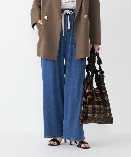 SHIPS / シップス デニムパンツ | 《一部追加予約》SHIPS Colors:〈洗濯機可能〉カットデニム ドロスト パンツ◆ | 詳細19