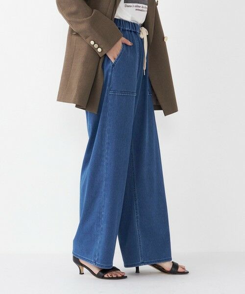 SHIPS / シップス デニムパンツ | 《一部追加予約》SHIPS Colors:〈洗濯機可能〉カットデニム ドロスト パンツ◆ | 詳細20