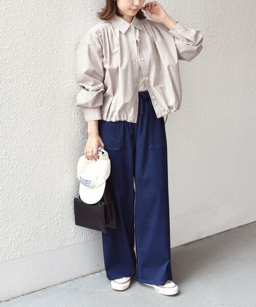 SHIPS / シップス デニムパンツ | 《一部追加予約》SHIPS Colors:〈洗濯機可能〉カットデニム ドロスト パンツ◆ | 詳細24