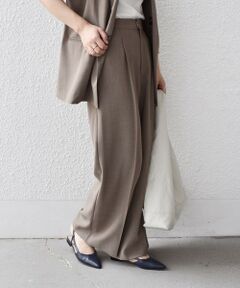 SHIPS / シップス その他パンツ | SHIPS Colors:〈洗濯機可能〉クリスピー タック ワイドパンツ(セットアップ対応可能)