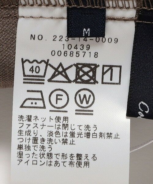 SHIPS / シップス その他パンツ | SHIPS Colors:〈洗濯機可能〉クリスピー タック ワイドパンツ(セットアップ対応可能) | 詳細12