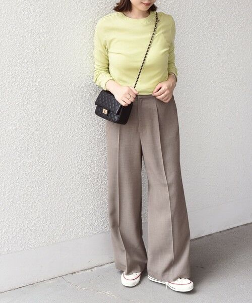 SHIPS / シップス その他パンツ | SHIPS Colors:〈洗濯機可能〉クリスピー タック ワイドパンツ(セットアップ対応可能) | 詳細17