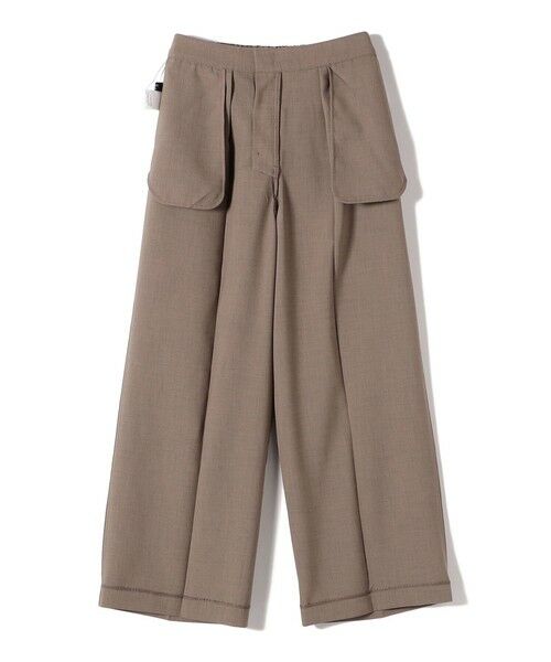 SHIPS / シップス その他パンツ | SHIPS Colors:〈洗濯機可能〉クリスピー タック ワイドパンツ(セットアップ対応可能) | 詳細4