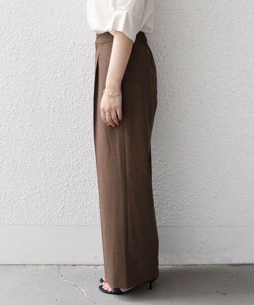 SHIPS / シップス その他パンツ | SHIPS Colors:〈洗濯機可能〉クリスピー タック ワイドパンツ(セットアップ対応可能) | 詳細21