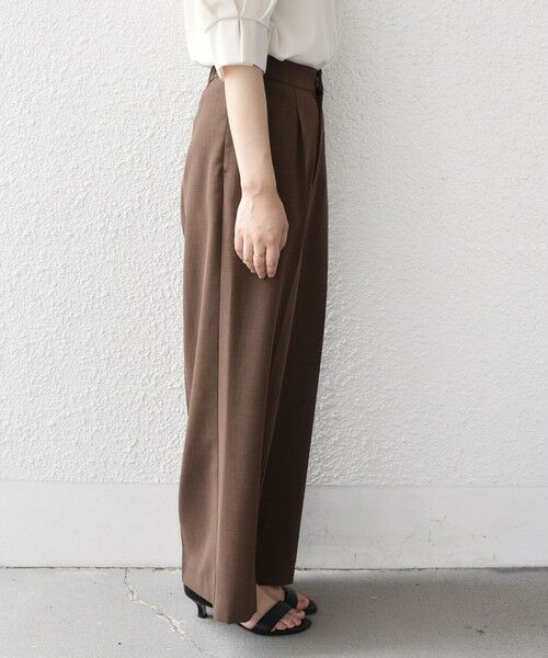 SHIPS / シップス その他パンツ | SHIPS Colors:〈洗濯機可能〉クリスピー タック ワイドパンツ(セットアップ対応可能) | 詳細23