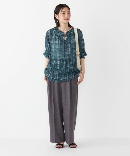 SHIPS / シップス その他パンツ | SHIPS Colors:〈洗濯機可能〉ウーステッドライク ワイド パンツ(セットアップ対応可能) | 詳細20