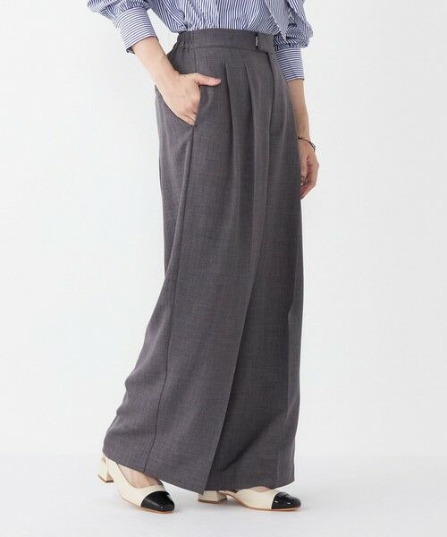 SHIPS / シップス その他パンツ | SHIPS Colors:〈洗濯機可能〉ウーステッドライク ワイド パンツ(セットアップ対応可能) | 詳細22