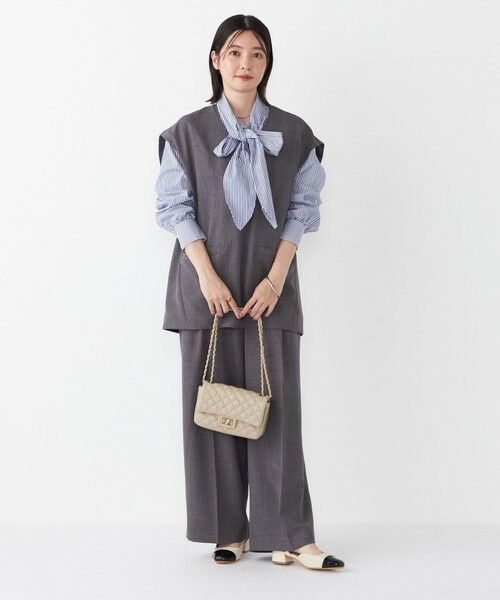 SHIPS / シップス その他パンツ | SHIPS Colors:〈洗濯機可能〉ウーステッドライク ワイド パンツ(セットアップ対応可能) | 詳細23