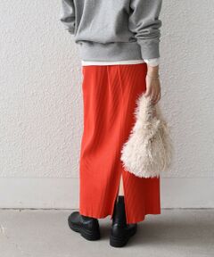 SHIPS / シップス ロング・マキシ丈スカート | SHIPS Colors:〈手洗い可能・UVケア〉テレコ タイトスカート◇