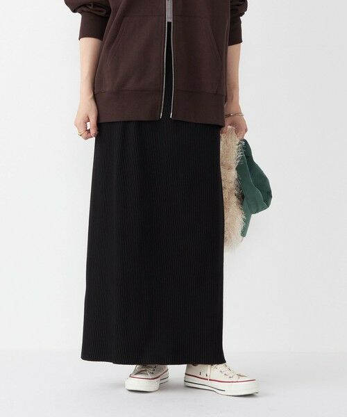 SHIPS / シップス ロング・マキシ丈スカート | SHIPS Colors:〈手洗い可能・UVケア〉テレコ タイトスカート | 詳細9
