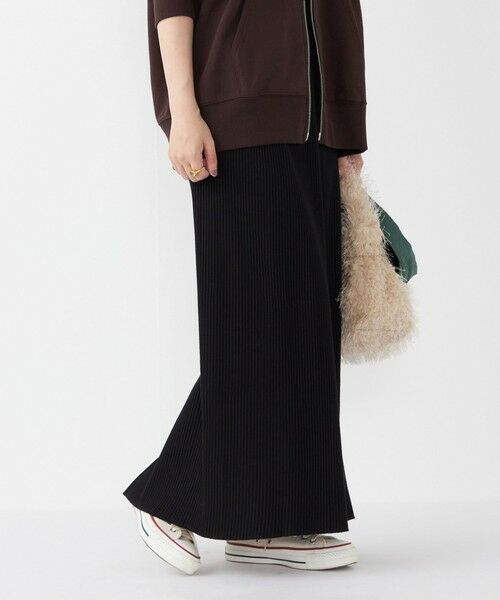 SHIPS / シップス ロング・マキシ丈スカート | SHIPS Colors:〈手洗い可能・UVケア〉テレコ タイトスカート | 詳細10