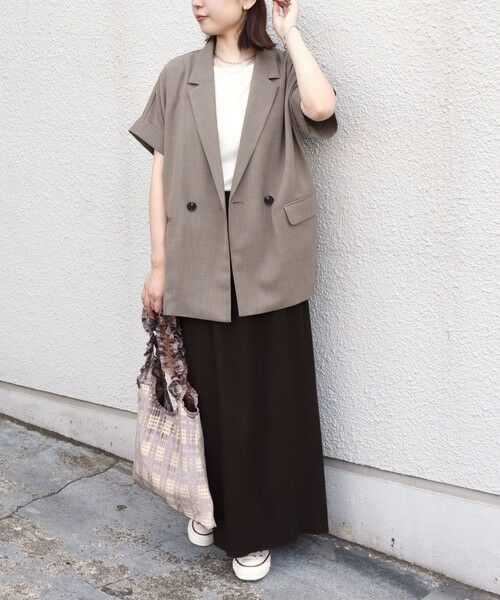 SHIPS / シップス ロング・マキシ丈スカート | SHIPS Colors:〈手洗い可能・UVケア〉テレコ タイトスカート◇ | 詳細23