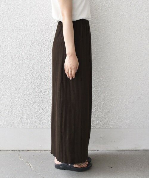 SHIPS / シップス ロング・マキシ丈スカート | SHIPS Colors:〈手洗い可能・UVケア〉テレコ タイトスカート | 詳細19