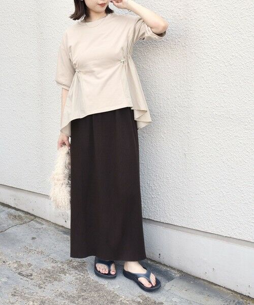 SHIPS / シップス ロング・マキシ丈スカート | SHIPS Colors:〈手洗い可能・UVケア〉テレコ タイトスカート◇ | 詳細26