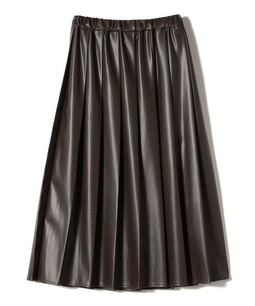 SHIPS / シップス ロング・マキシ丈スカート | SHIPS Colors:合成皮革 ワイド プリーツ スカート◇ | 詳細8