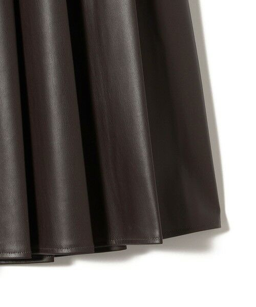 SHIPS / シップス ロング・マキシ丈スカート | SHIPS Colors:合成皮革 ワイド プリーツ スカート◇ | 詳細10