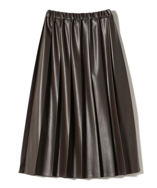 SHIPS / シップス ロング・マキシ丈スカート | SHIPS Colors:合成皮革 ワイド プリーツ スカート◇ | 詳細11