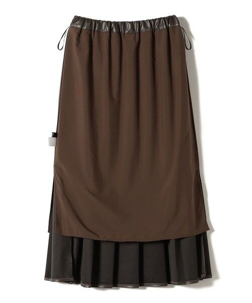 SHIPS / シップス ロング・マキシ丈スカート | SHIPS Colors:合成皮革 ワイド プリーツ スカート◇ | 詳細13