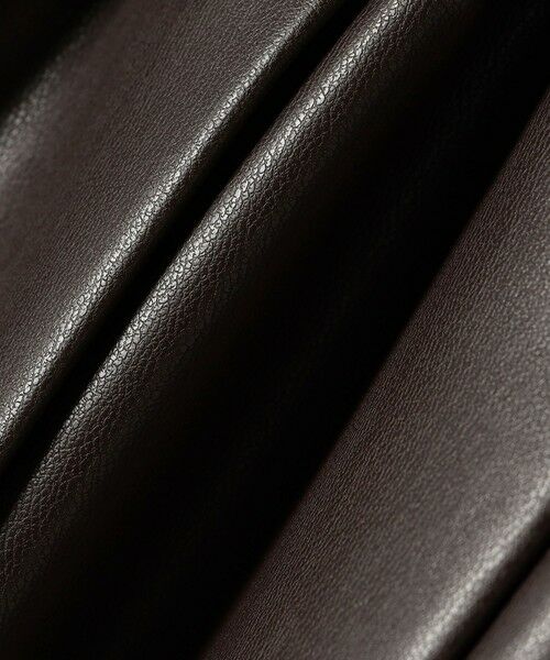 SHIPS / シップス ロング・マキシ丈スカート | SHIPS Colors:合成皮革 ワイド プリーツ スカート◇ | 詳細15